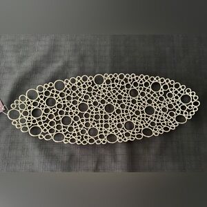Silver Circular Pattern Placemat